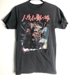 Howl's Moving Castle T Shirt Ghibli Studio Bioworld 2004 small